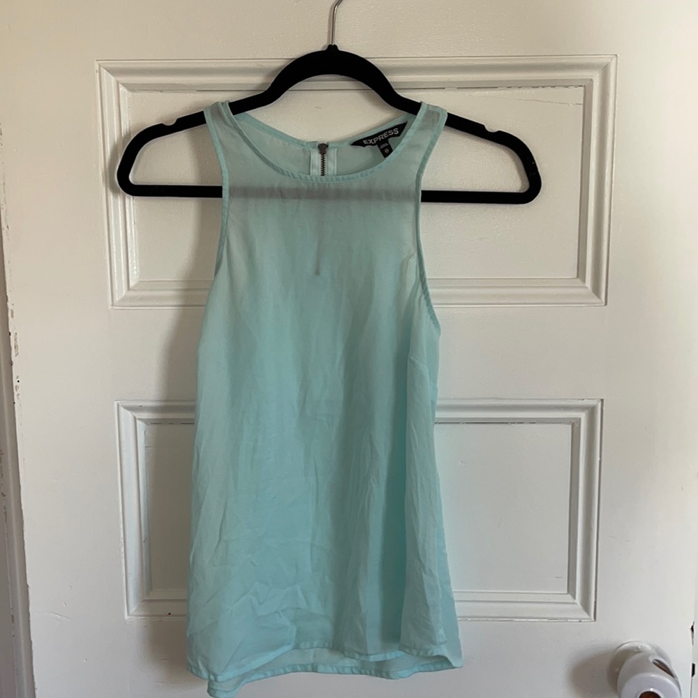 Express Light blue/Turquoise Top-XS
